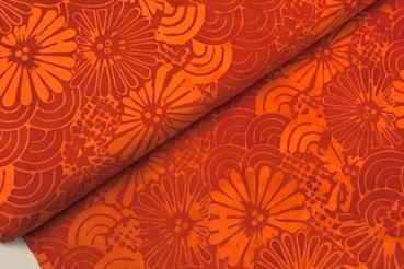 ORANGE - Florence - Batikstoff aus Indonesien